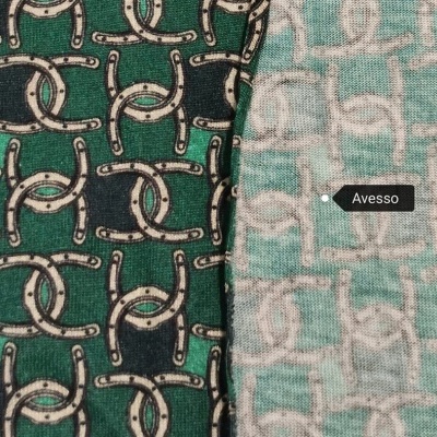 Malha Jersey Algodão VERDE CASCOS