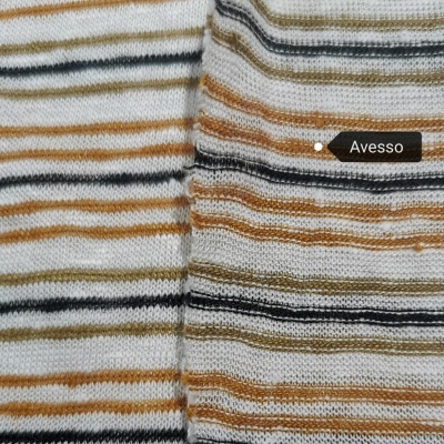 Tejido 100 % lino RISCADO