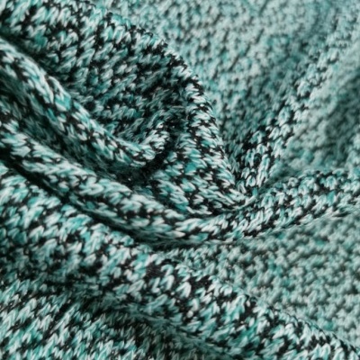Maille Jacquard mélangée VERT