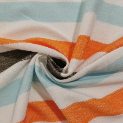 Felpa italiana alg/poli doble cara STRIPES