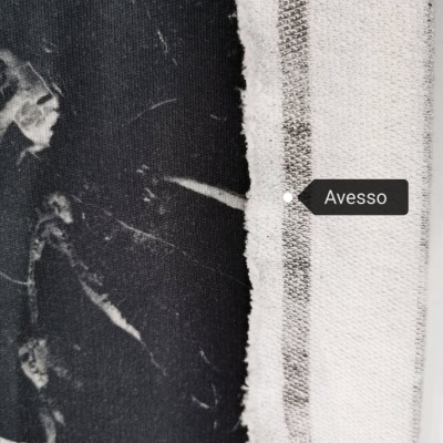 Felpa Diagonal algodão BLACK RAYS - OF WHITE