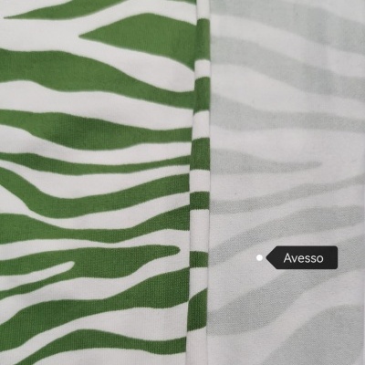Malla Jersey Licra ZEBRA VERDE