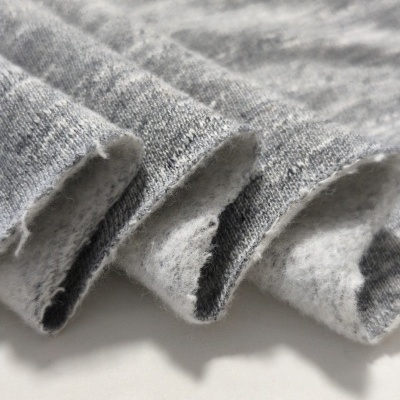 Détails en velours américain avec cardage NICE GRIS