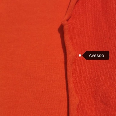 Felpa Italiana c / elastano TOMATO RED