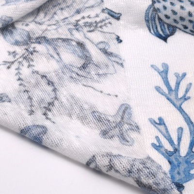 Malha 100% Linho PEIXES