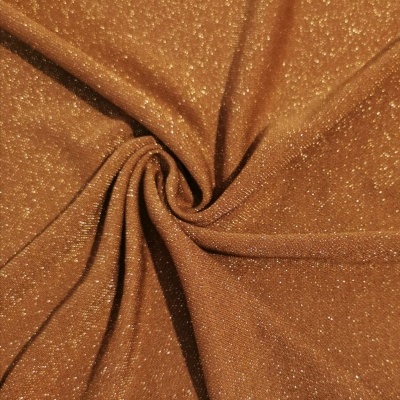 Malha Jersey Interlock c/ Lurex CAMEL