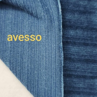 Malha Peluche (tipo veludo) Jaquard MOJOLICA BLUE