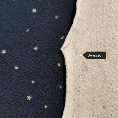 Retalho malha jacquard ESTRELADO