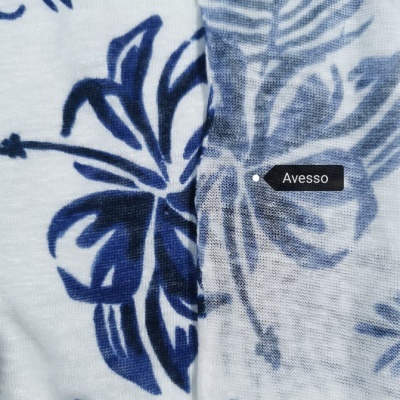 Malha 100% Linho TROPICAL BLUE