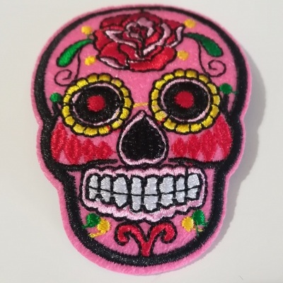 Aplicación termoadhesiva Calaveras mexicanas