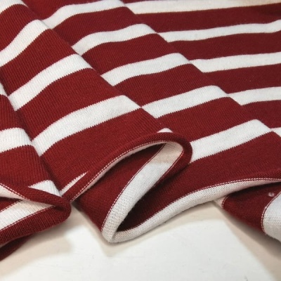 Jersey de coton BROKEN RED