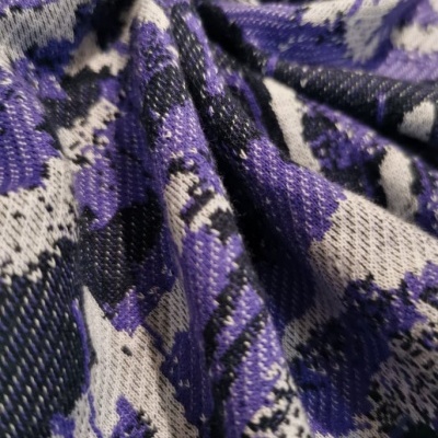Malha Jacquard Interlock TELA ROXO