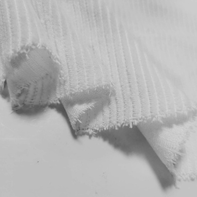 Tecido Bombazine canelado BRANCO