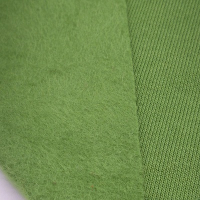 Sudadera americana con cardado GRASS GREEN