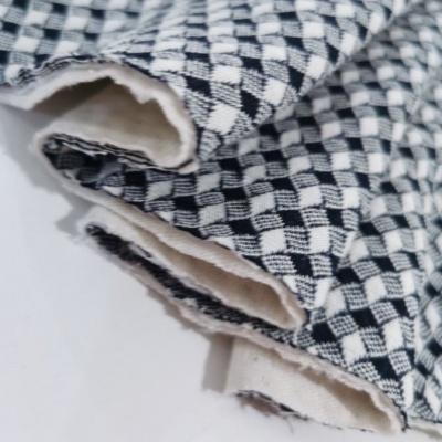 Malha Jacquard Interlock Dupla Face PÉROLA MARINHO