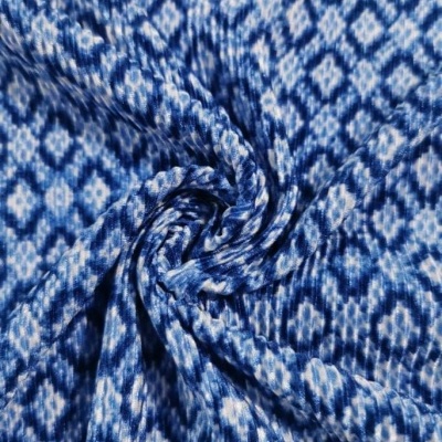 Tejido crepé plisado LUSOBLUE