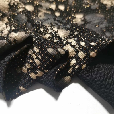 Malha Jersey c / elastano FOND GOLD