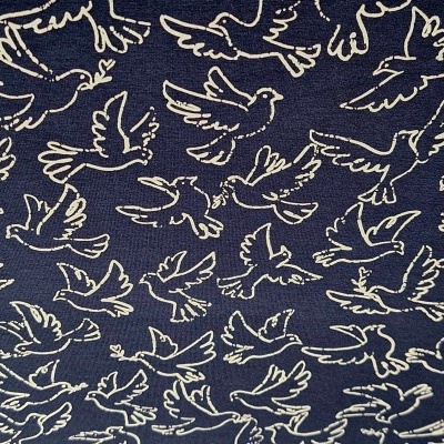 Malha Jersey Viscose c / elastano JUVIA NAVY