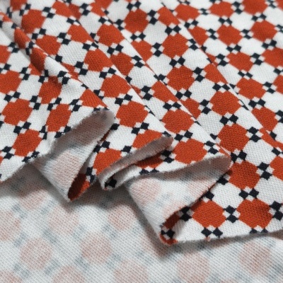 Malha Jersey Interlock algodão TETRIS