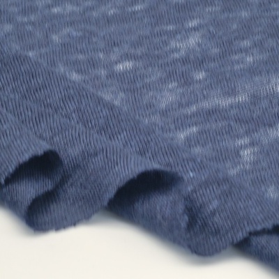 Tejido 100 % lino AZUL MARINO