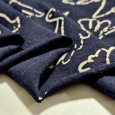 Malha Jersey Viscose c / elastano JUVIA NAVY