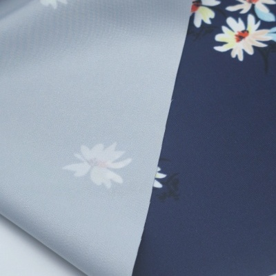 Tecido Viscose FLORIDO MARINHO