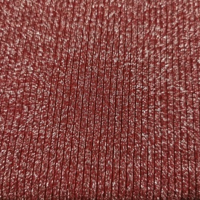 Malha canelada/rib c/Lurex SHINE BORDEAUX