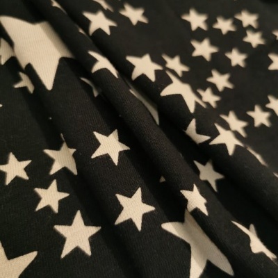 Tejido de punto Jersey BLACK SKY