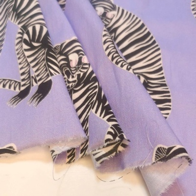 Tissu Voile FELINO LILÁS