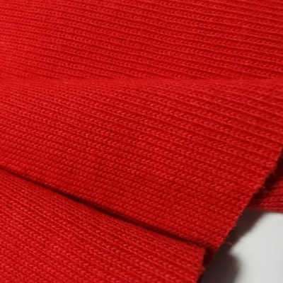 Malha canelada / rib VIBRANT RED