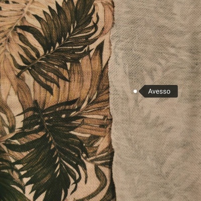 Malha Piquet FOLHEADO MARROM