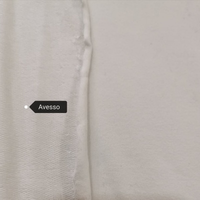 Felpa Italiana algodão c/ Elastano BRANCO