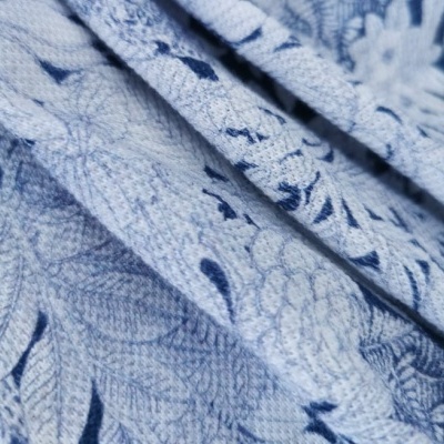 Maille piquée BLEU VÉGÉTAL