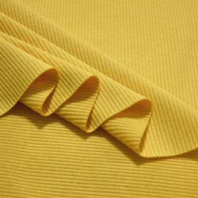 Malha canelada/rib alg/org YELLOW