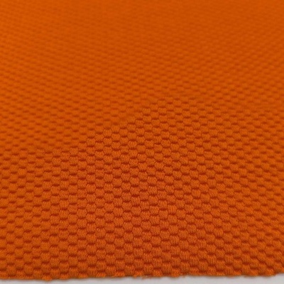 Tejido Jacquard Interlock CROCCO ORANGE