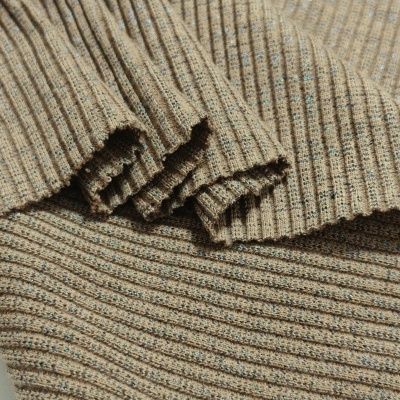 Malha canelada / rib BLUE SHINE