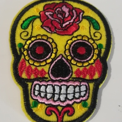 Aplicación termoadhesiva Calaveras mexicanas