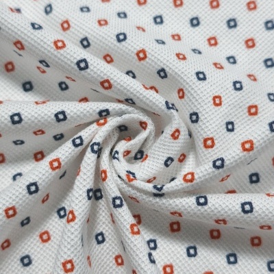 Malha Piquet Algodão RED & BLUE