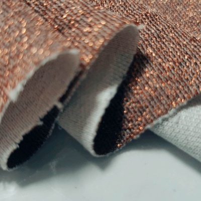 Tejido de punto Jersey Interlock  Lurex