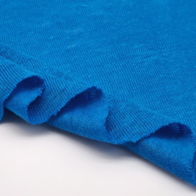 Tejido de punto lino AZULÓN