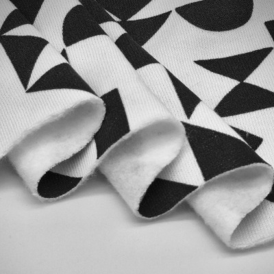 Sweat américain avec cardage MODERN ABSTRACT