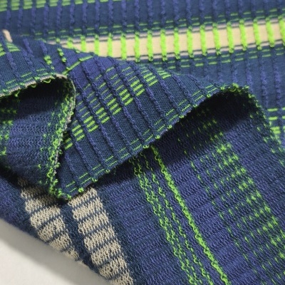 Maille côtelée  rib Jacquard