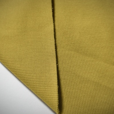 Malha canelada / rib MOSTARDA