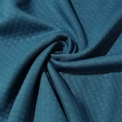 Malha Jacquard Interlock Dupla Face OCEAN BLUE