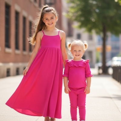 Felpa Italiana c / elastano PRINT PINK