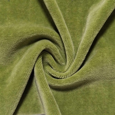 Malha Peluche (tipo veludo) DARK LIME