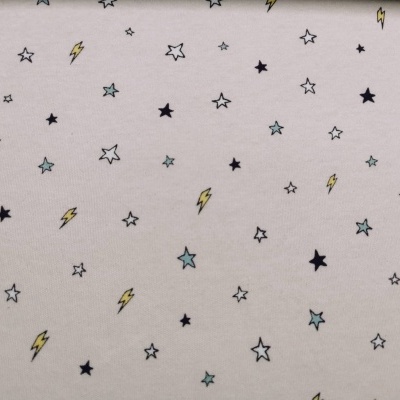 Malha Jersey Interlock algodão LITTLE STARS