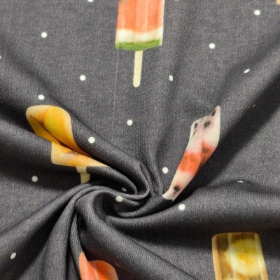 Malha Jersey Interlock algodão ICE-CREAM