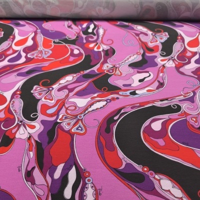 Malha Jersey Algodão c / elastano FUXIA/ROSSO