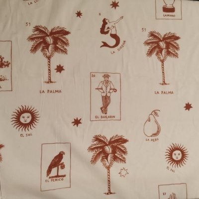 Tejido de algodón BEGE CLARO  LA SIRENA